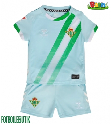 Real Betis Bortaställ Barn 2025-26 Kortärmad (+ Korta byxor)